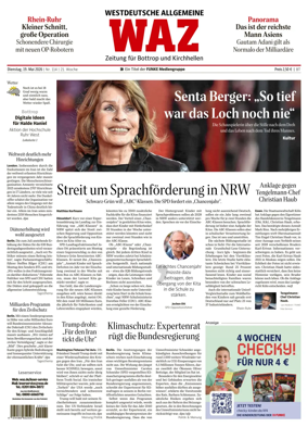 Cover of Westdeutsche Allgemeine Zeitung (Bottrop)