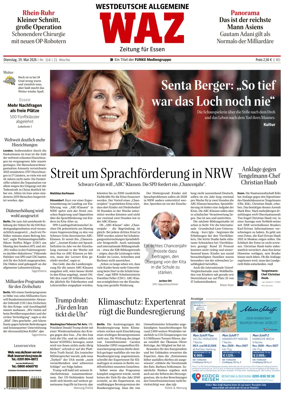 Cover of Westdeutsche Allgemeine Zeitung (Essen)