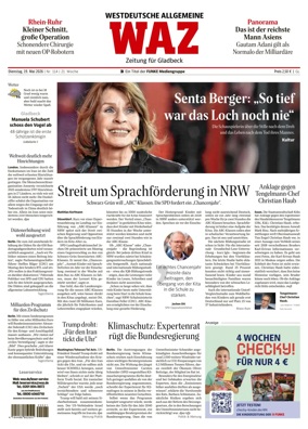 Cover of Westdeutsche Allgemeine Zeitung (Gladbeck)