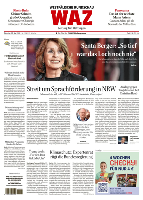 Cover of Westdeutsche Allgemeine Zeitung (Hattingen)