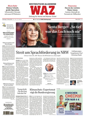 Cover of Westdeutsche Allgemeine Zeitung (Herne)