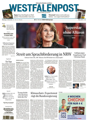 Cover of Westfalenpost (Menden)