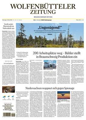 Cover of Wolfenbutteler Zeitung