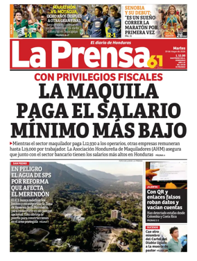 Cover of Diario La Prensa