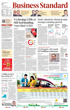 Cover of Business Standard