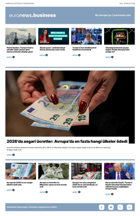 Cover of Euronews Business (Turkish) Compiled Editions