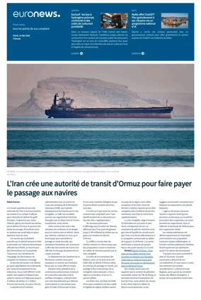 Cover of EuroNews (French Edition)