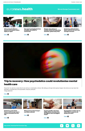 Cover of Euronews Health (English) Compiled Edition