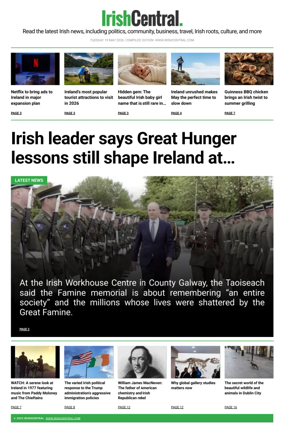 Cover of Irish Central