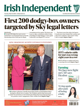 Cover of Irish Independent
