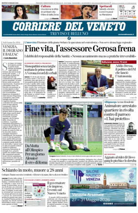 Cover of Corriere del Veneto (Treviso e Belluno)
