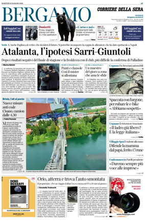 Cover of Corriere della Sera (Bergamo)