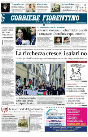 Cover of Corriere Fiorentino