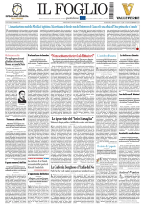 Cover of Il Foglio Quotidiano