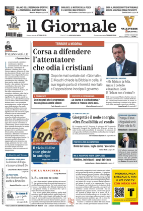Cover of Il Giornale (Italy)