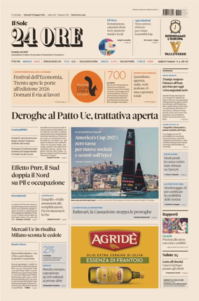 Cover of Il Sole 24 Ore