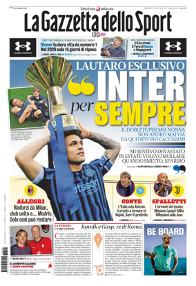 Cover of La Gazzetta dello Sport - Roma