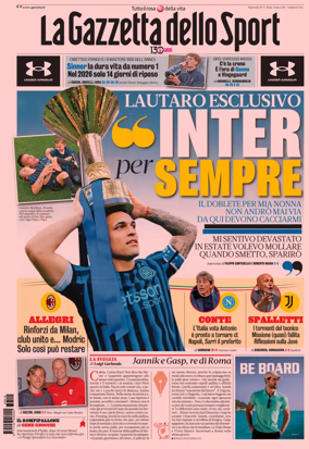 Cover of La Gazzetta dello Sport