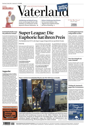 Cover of Liechtensteiner Vaterland