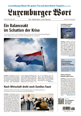 Cover of Luxemburger Wort