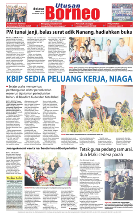 Cover of Utusan Borneo (Sabah)