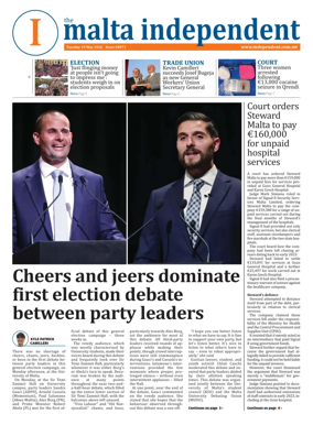 Cover of Malta Independent