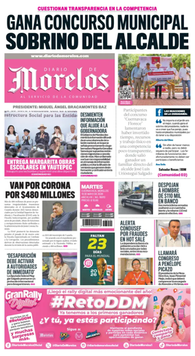 Cover of Diario de Morelos
