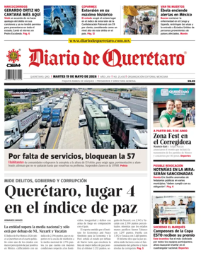 Cover of Diario de Queretaro
