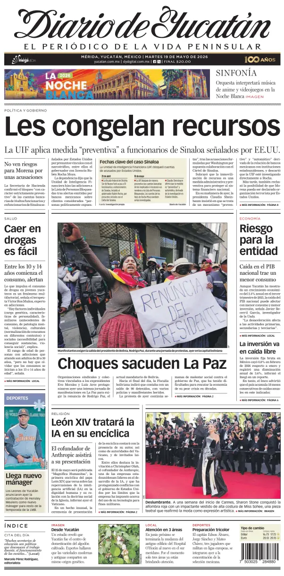 Cover of Diario de Yucatan