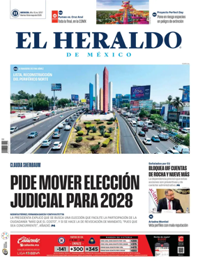 Cover of El Heraldo de Mexico