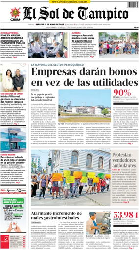 Cover of El Sol de Tampico