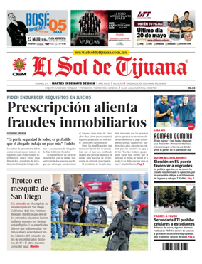 Cover of El Sol de Tijuana