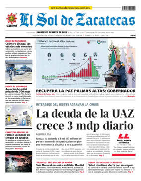 Cover of El Sol de Zacatecas
