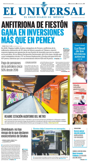 Cover of El Universal