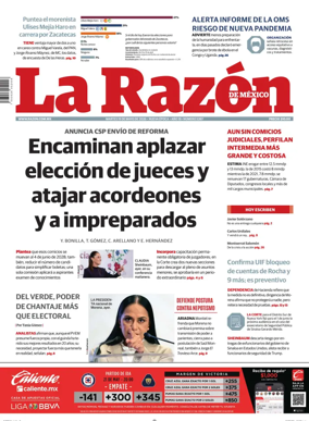 Cover of La Razon de Mexico