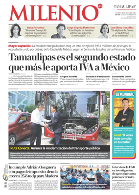 Cover of Milenio Tamaulipas