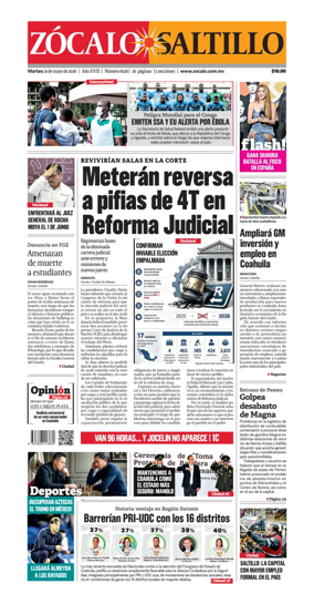 Cover of Zocalo Saltillo