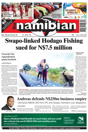 Cover of The Namibian