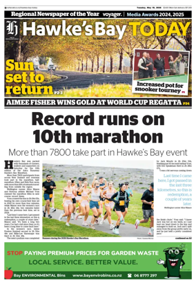 Cover of Hawke's Bay Today