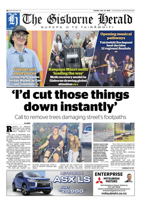 Cover of The Gisborne Herald