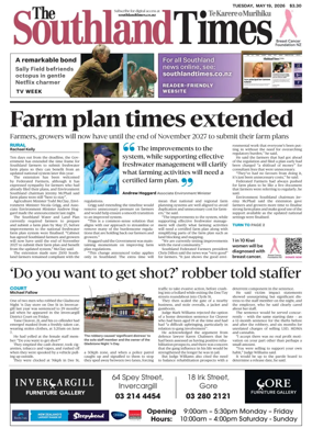 Cover of The Southland Times