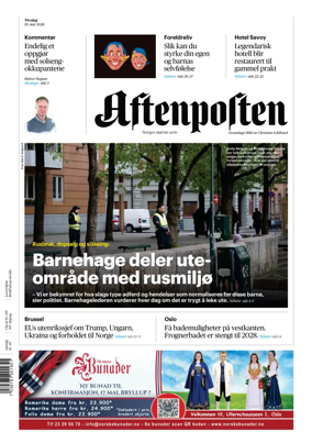 Cover of Aftenposten