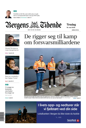 Cover of Bergens Tidende