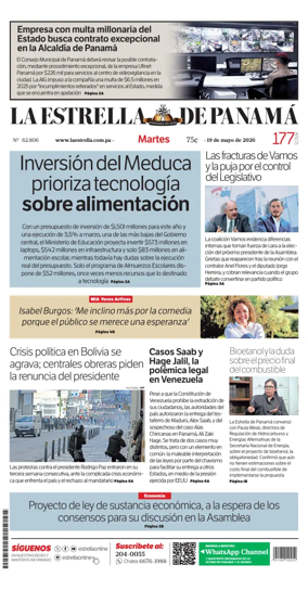 Cover of La Estrella de Panama