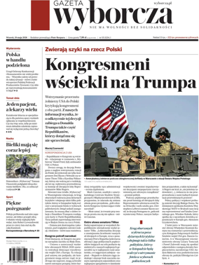 Cover of Gazeta Wyborcza Stoleczna
