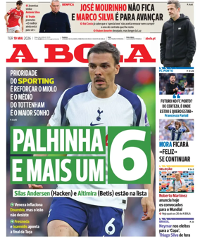 Cover of A BOLA (Portuguese)