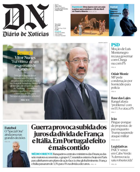 Cover of Diario de Noticias