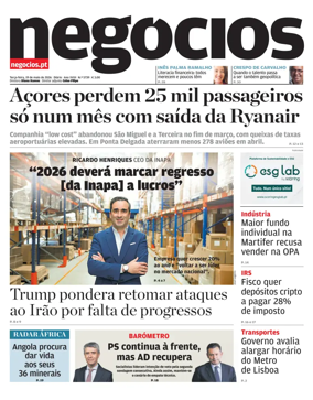 Cover of Jornal de Negocios
