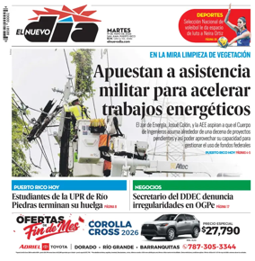 Cover of El Nuevo Dia