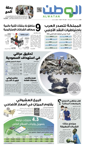 Cover of Al-Watan (Saudi)